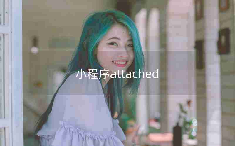 小程序attached 小程序attached