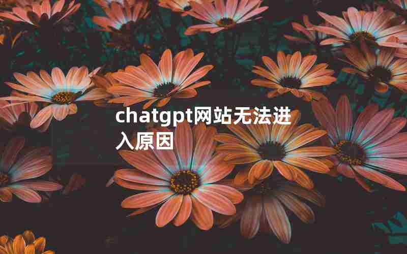 chatgpt网站无法进入原因 chatgpt网站无法进入原因