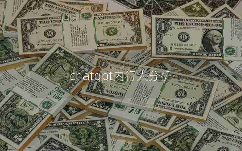chatgpt内行人分析