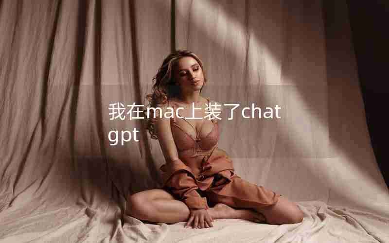 我在mac上装了chatgpt