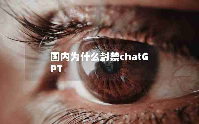 国内为什么封禁chatGPT