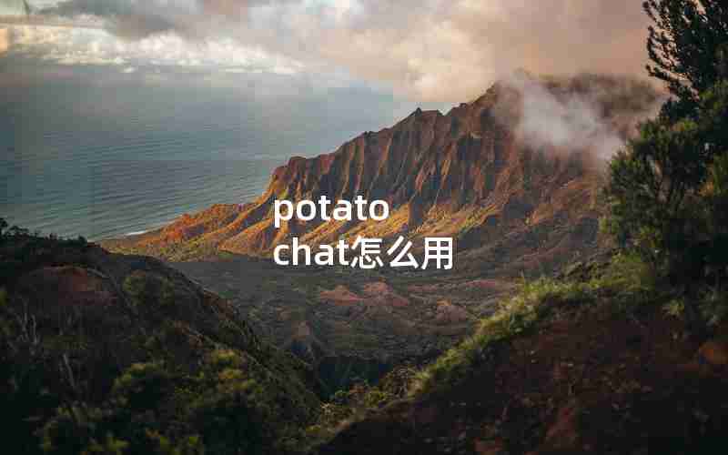 potato chat怎么用