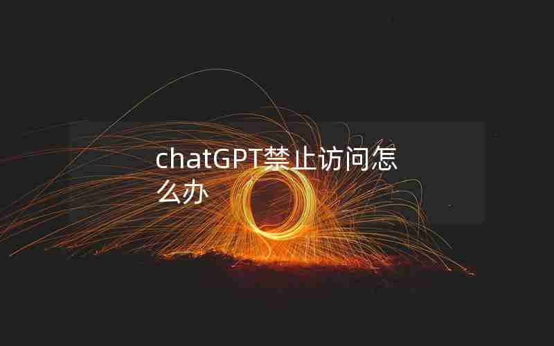 chatGPT禁止访问怎么办 chatGPT禁止访问怎么办