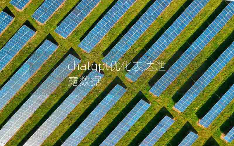 chatgpt优化表达泄露数据