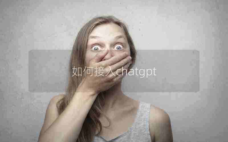 如何接入chatgpt 如何接入chatgpt