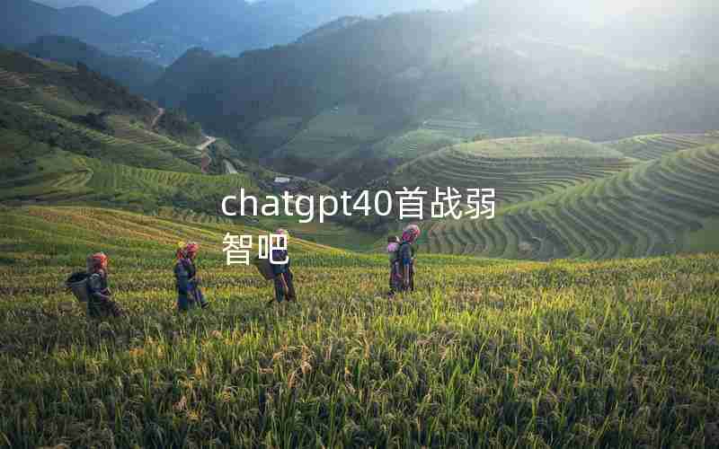 chatgpt40首战弱智吧