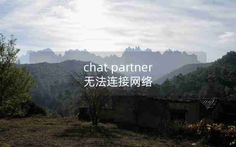 chat partner无法连接网络