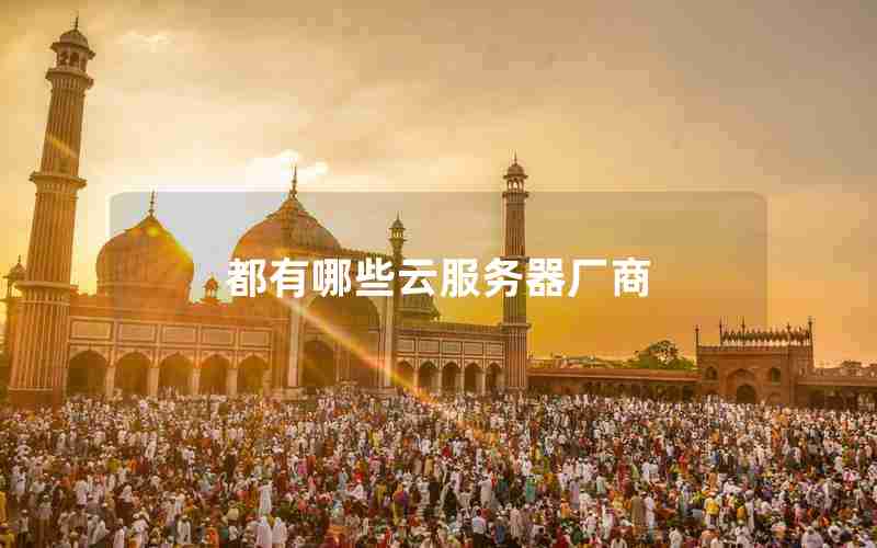 都有哪些云服务器厂商 都有哪些云服务器厂商