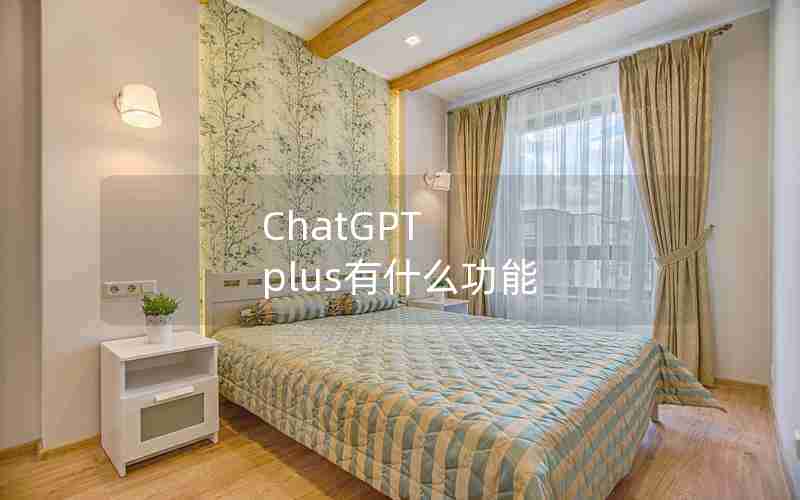ChatGPT plus有什么功能 ChatGPT plus有什么功能