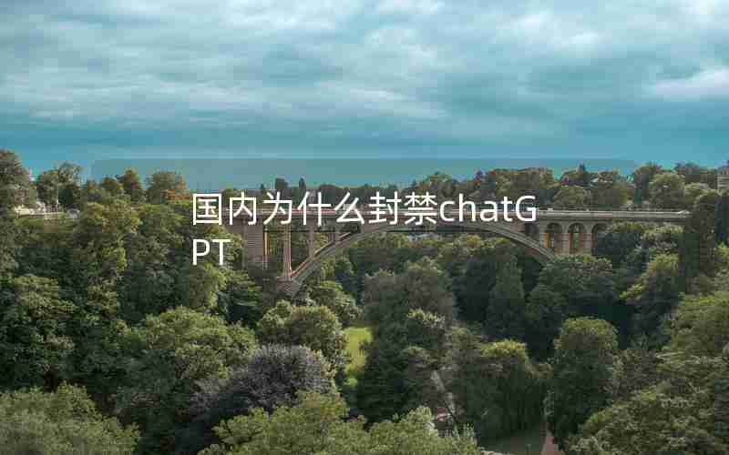 国内为什么封禁chatGPT 国内为什么封禁chatGPT