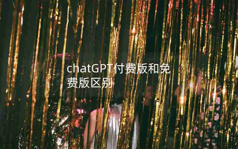 chatGPT付费版和免费版区别
