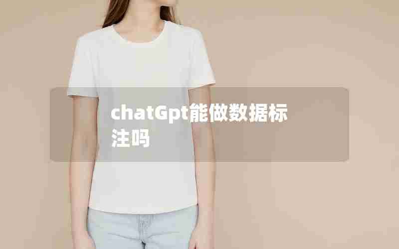 chatGpt能做数据标注吗