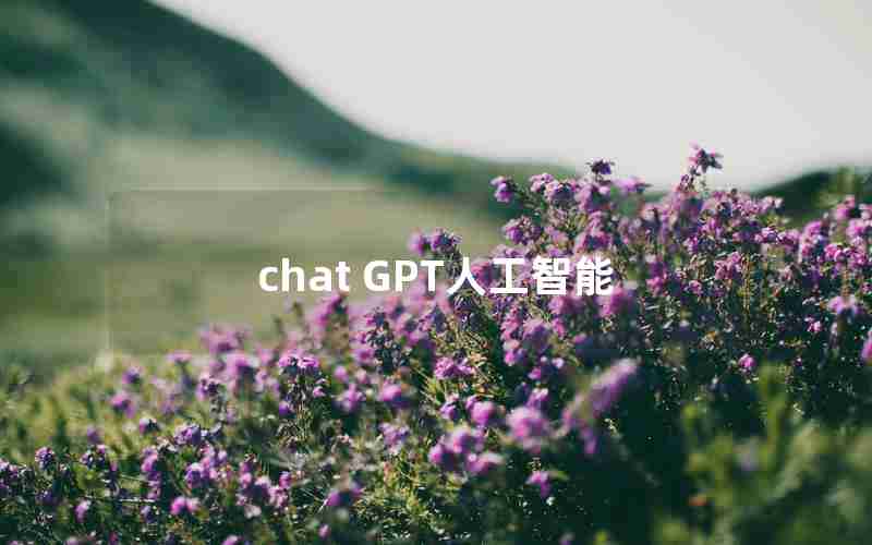 chat GPT人工智能 chat GPT人工智能